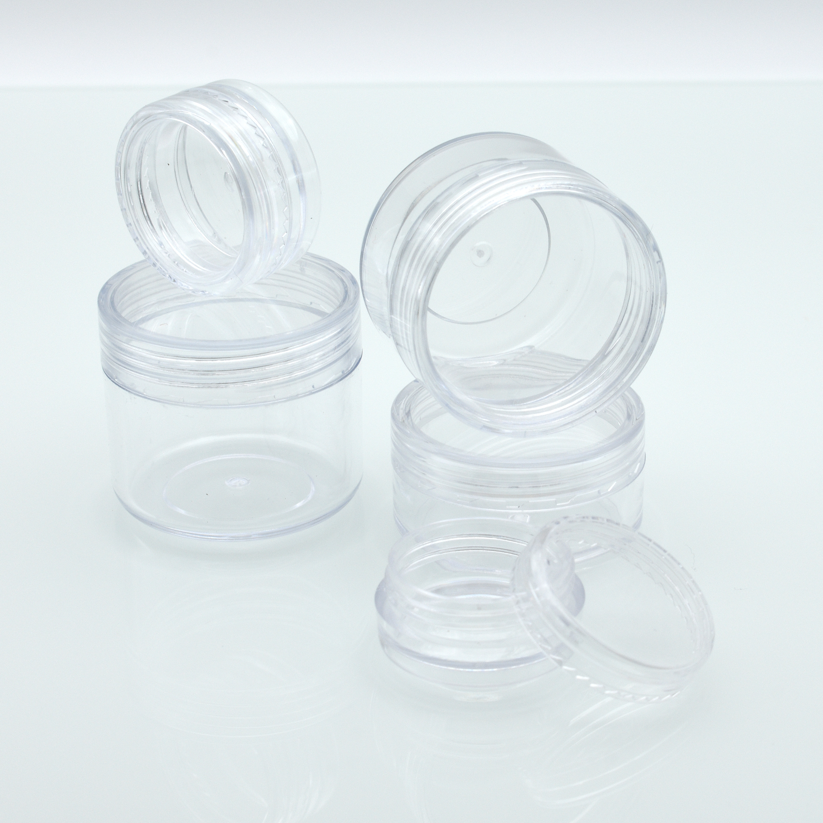 cheap cylinder ps jar 2.5ml 2g 2.5g 3g 5g cosmetic cute face cream pot 2.5ml 2ml 3ml 5ml plastic container for color gel nai art