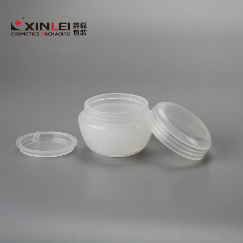 cheap gift PP Jar,round sample sack cream jar white or clear 5g jar