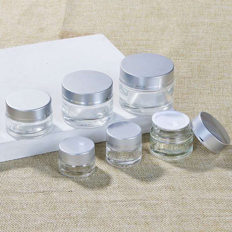 cheap glass cream jar