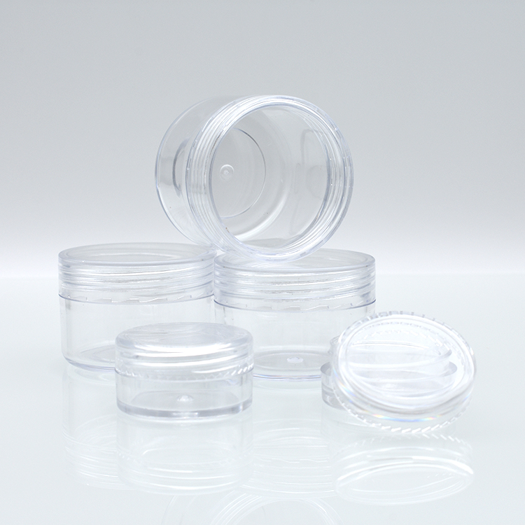 cheap plastic jar 2g 2.5g 3g 5g 10g 20g 25g 15g 2.5ml 3ml 5ml 10ml15ml 20ml 30ml plastic gel container clear cosmetic containers
