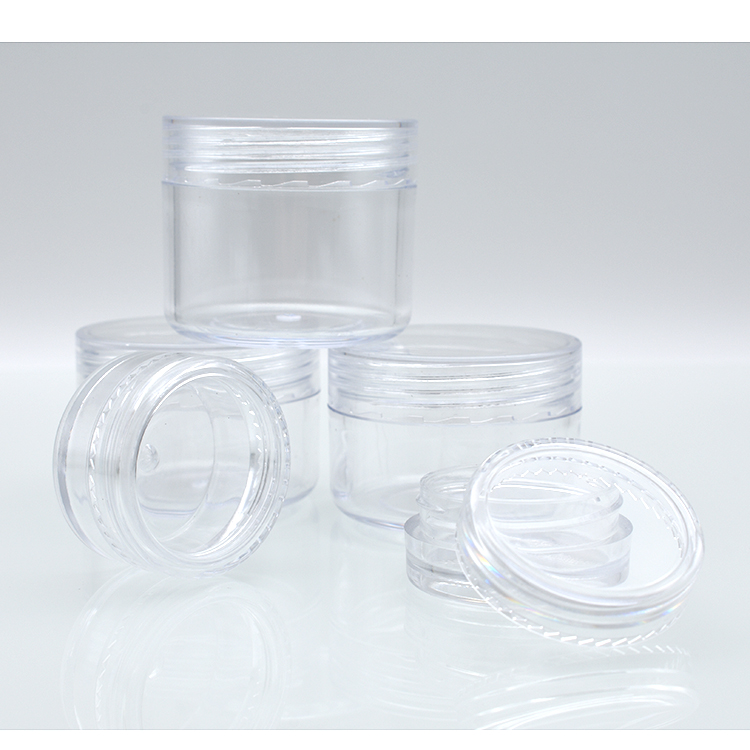 cheap plastic jar 2g 2.5g 3g 5g 10g 20g 25g 15g 2.5ml 3ml 5ml 10ml15ml 20ml 30ml plastic gel container clear cosmetic containers