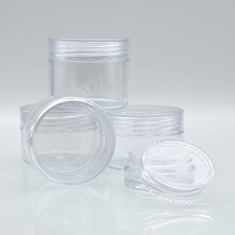 cheap plastic jar 2g 2.5g 3g 5g 10g 20g 25g 15g 2.5ml 3ml 5ml 10ml15ml 20ml 30ml plastic gel container clear cosmetic containers