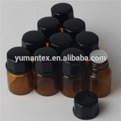 cheap price 2ml mini Amber Glass doterra Vial Essential Oil Bottle sample bottle with orifice reducer