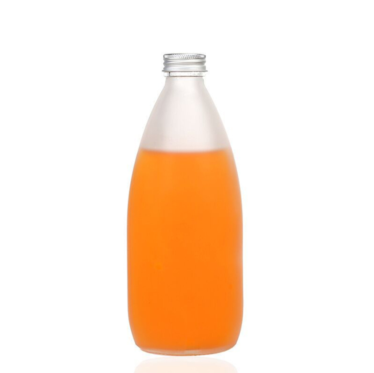 cheap price round cold pressed juice glass bottle mango juice glass bottles