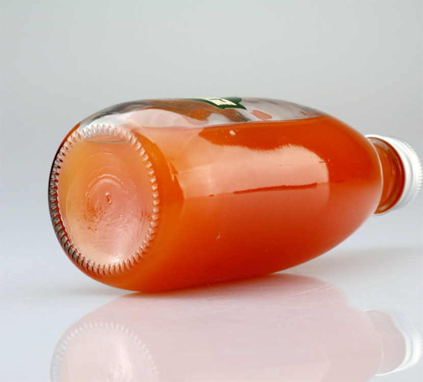 cheap price round cold pressed juice glass bottle mango juice glass bottles