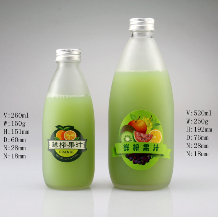 cheap price round cold pressed juice glass bottle mango juice glass bottles