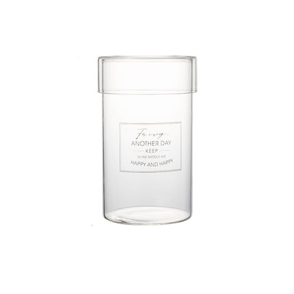 cheap unique sealed honey glass candy storage jar with glass lid