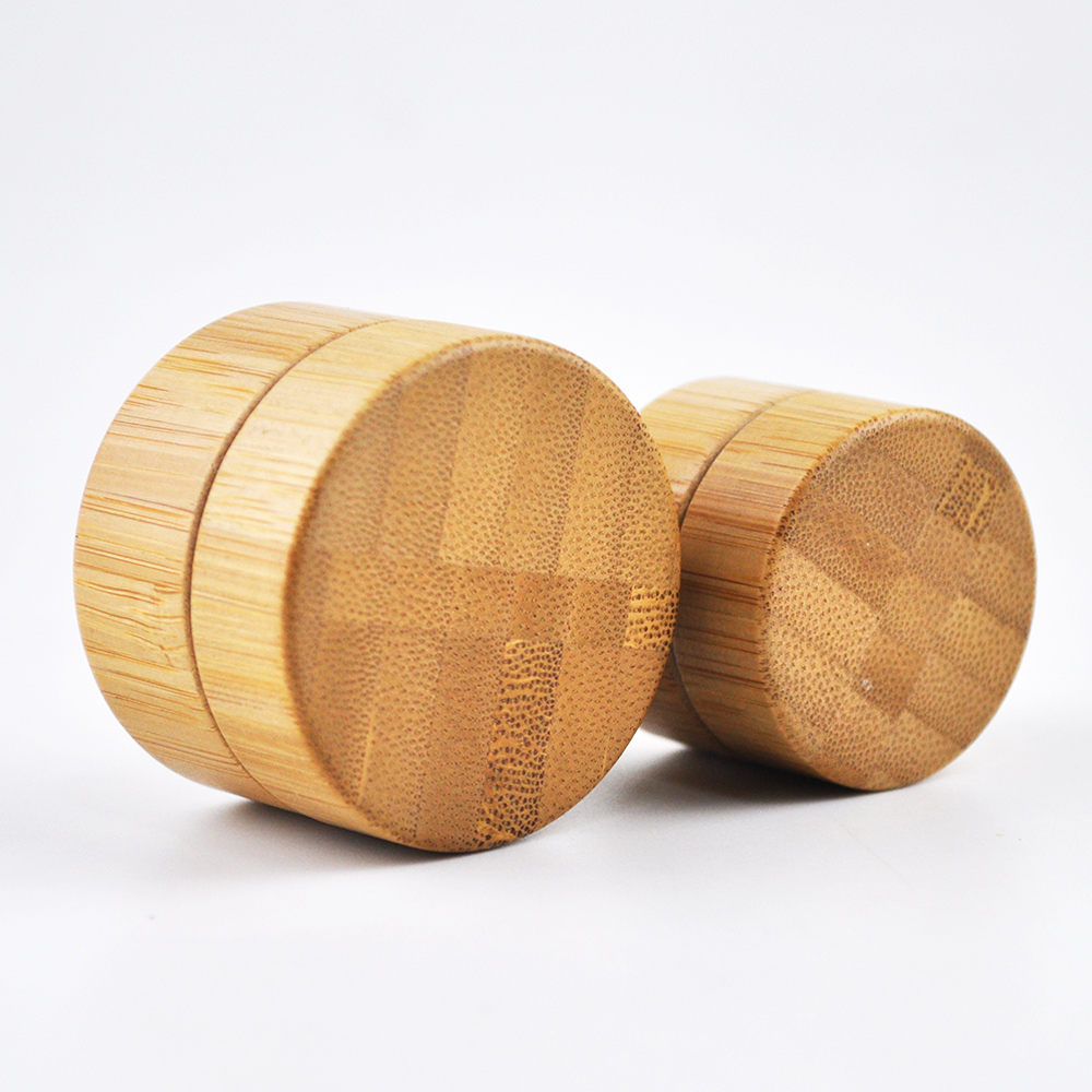 cheaper 5ml 10ml 20ml 30ml 50ml 100ml 150ml 200ml 250ml all-inclusive bamboo plastic bamboo jar for face cream container