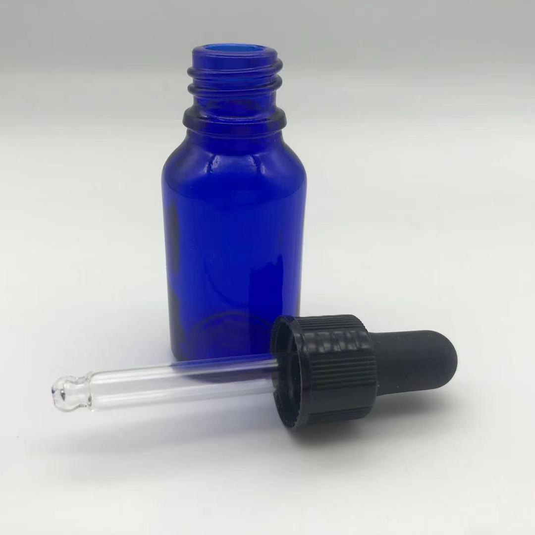 child proof dropper blue glass bottles essential oil bottle 10ml