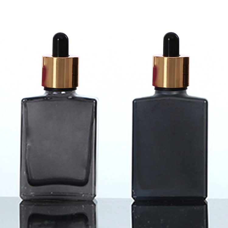 child proof tamper proof glass oil bottles 30 ml glass bottles black tincture oil dropper bottles