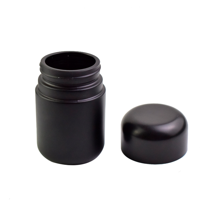 child protective cover of 2oz 4oz black arched glass bottle Custom print logo in glass bottle