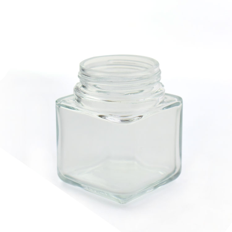 child resistant square glass jar 2oz 3oz 4oz jars square of glass 4oz glass jars square