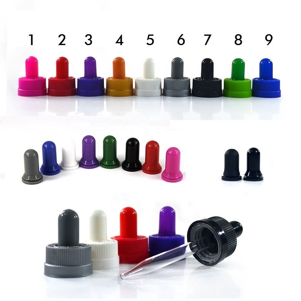 childproof cap amber green blue frosted glass dropper bottle for cbd thincture oil