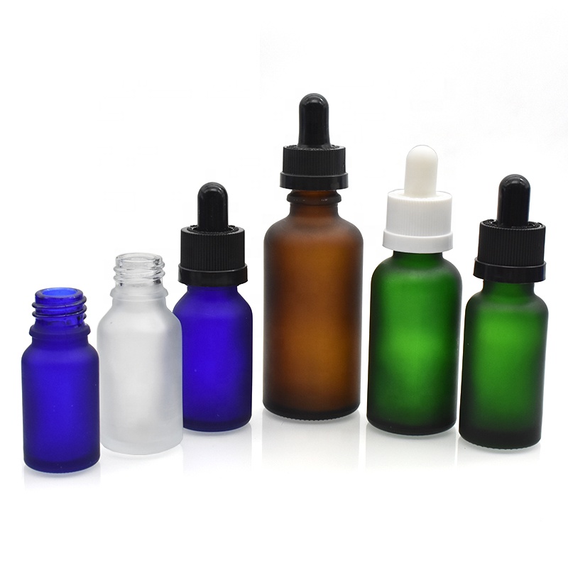 childproof cap e juice e liqud e vape oil glass dropper bottle 5ml 10ml 30ml 50ml 100ml frosted black amber clear glass bottle
