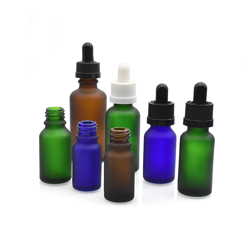childproof cap e juice e liqud e vape oil glass dropper bottle 5ml 10ml 30ml 50ml 100ml frosted black amber clear glass bottle