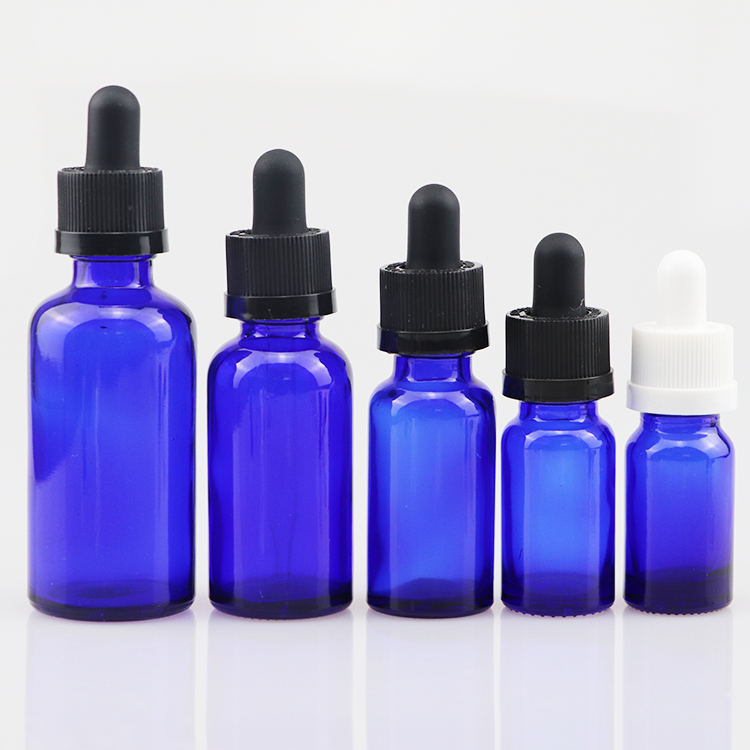 childproof pipette Cap 15 30 ML Clear green Glass Dropper Bottle For Oil