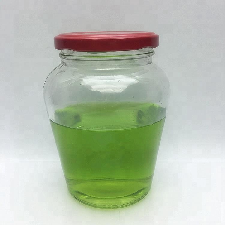 chili hot pepper pickle jar glass honey pot with airtight twist off lid 500ml