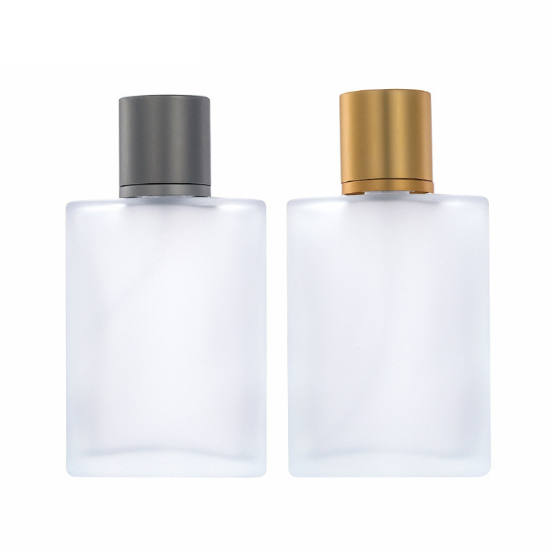 china custom spray refillable bottle frost mist spray glass bottle glass bottle for perfume 100ml