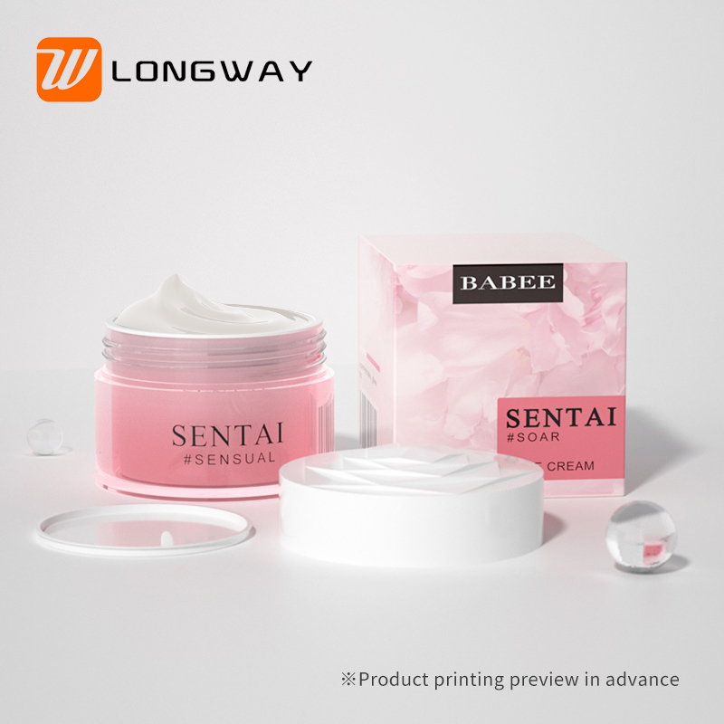 china factory 50g empty luxury double layer wide mouth  cosmetic skin care cream jar for body scrub container