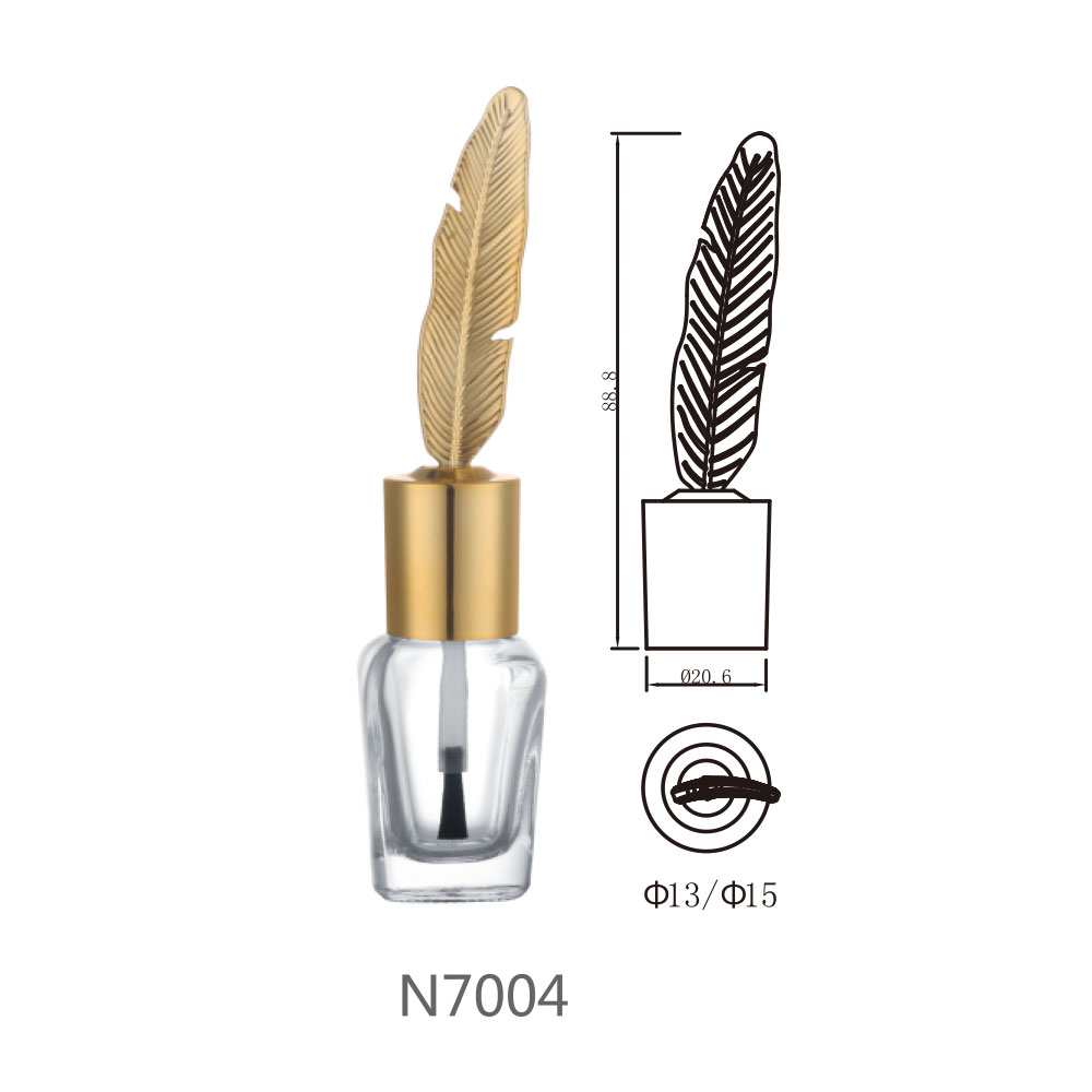 china factory outlets custom 10ml 12ml 15ml clear empty gel nail polish glass bottle with diamond caps and black dupont brush