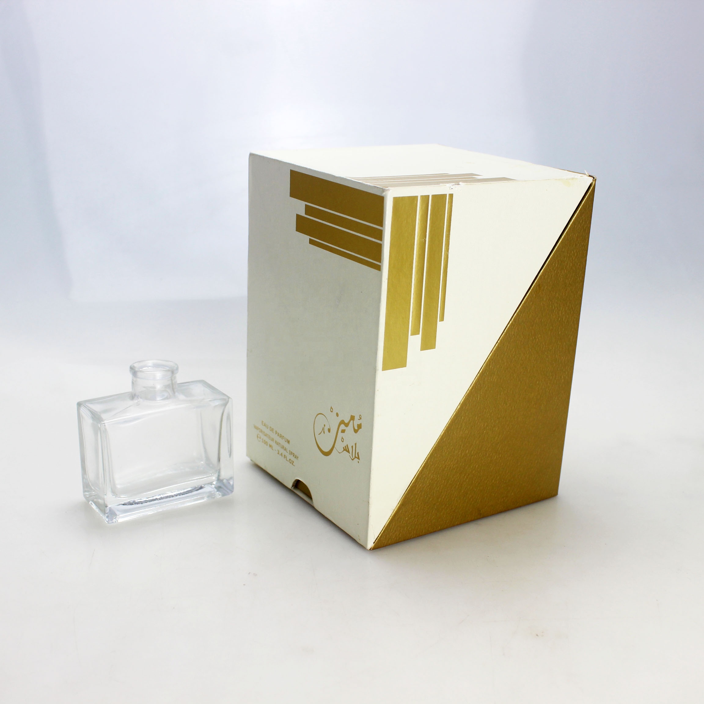 china manufacturer 50ml 100ml 150ml 200ml glass perfume bottles with handwork gift packaging box