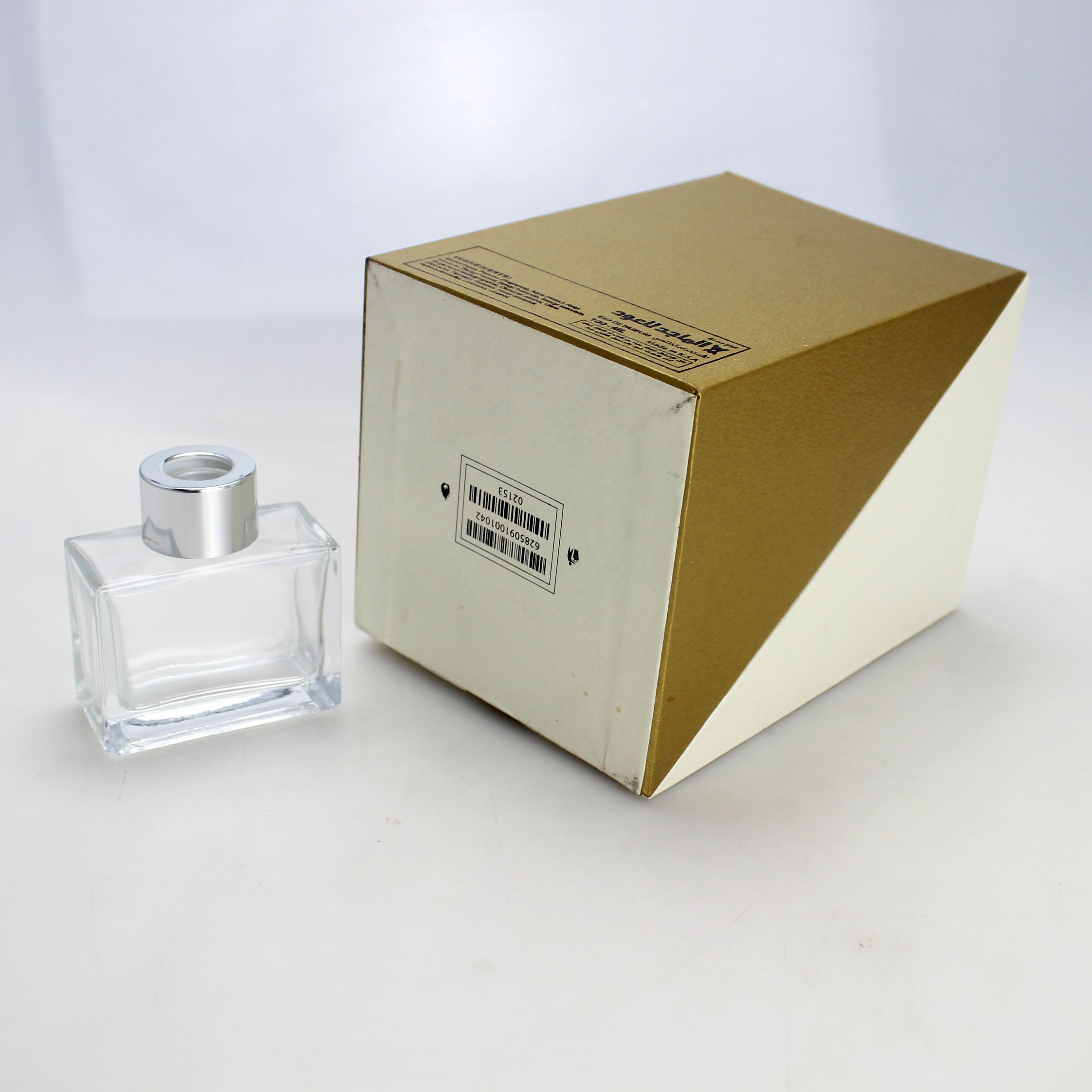 china manufacturer 50ml 100ml 150ml 200ml glass perfume bottles with handwork gift packaging box