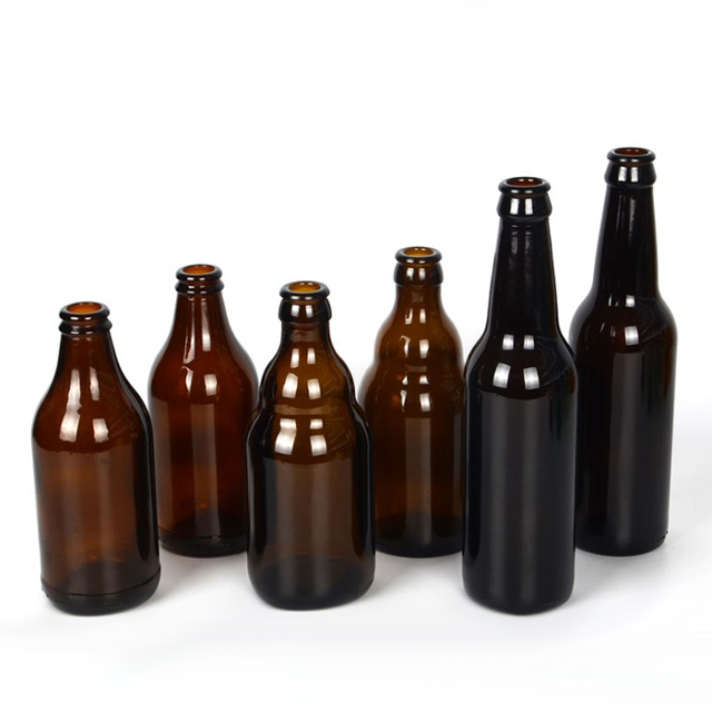 china manufacturer amber wine beverage beer wine glass bottles