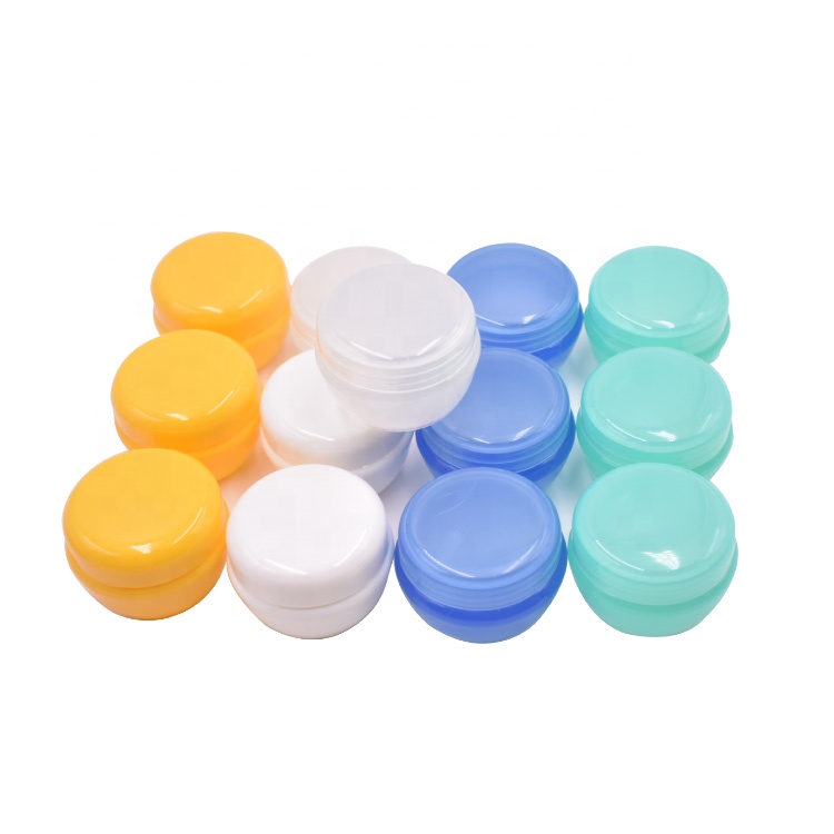 china supplier hot fill cute mushroom jar skin care cosmetic container 5g 10g 20g small cosmetic jar