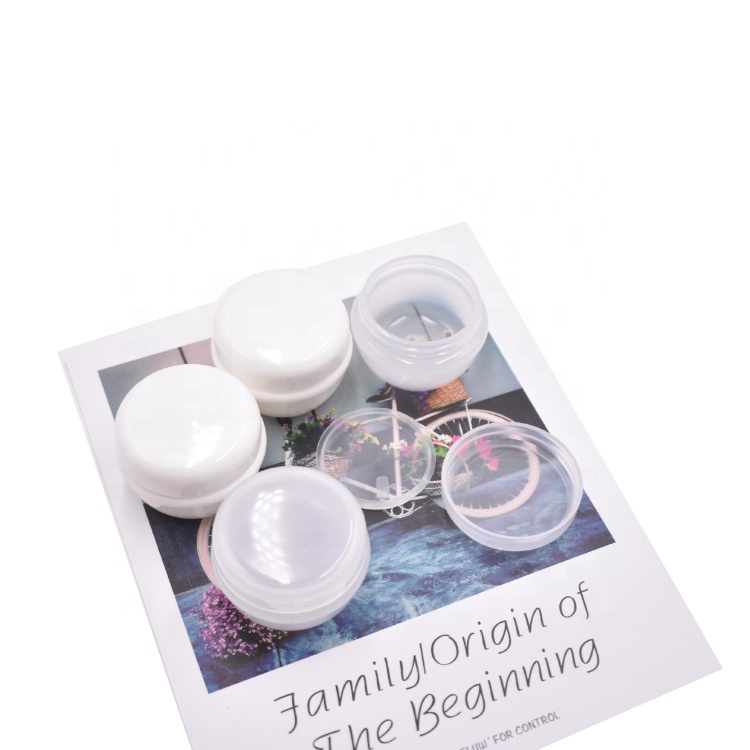 china supplier hot fill cute mushroom jar skin care cosmetic container 5g 10g 20g small cosmetic jar