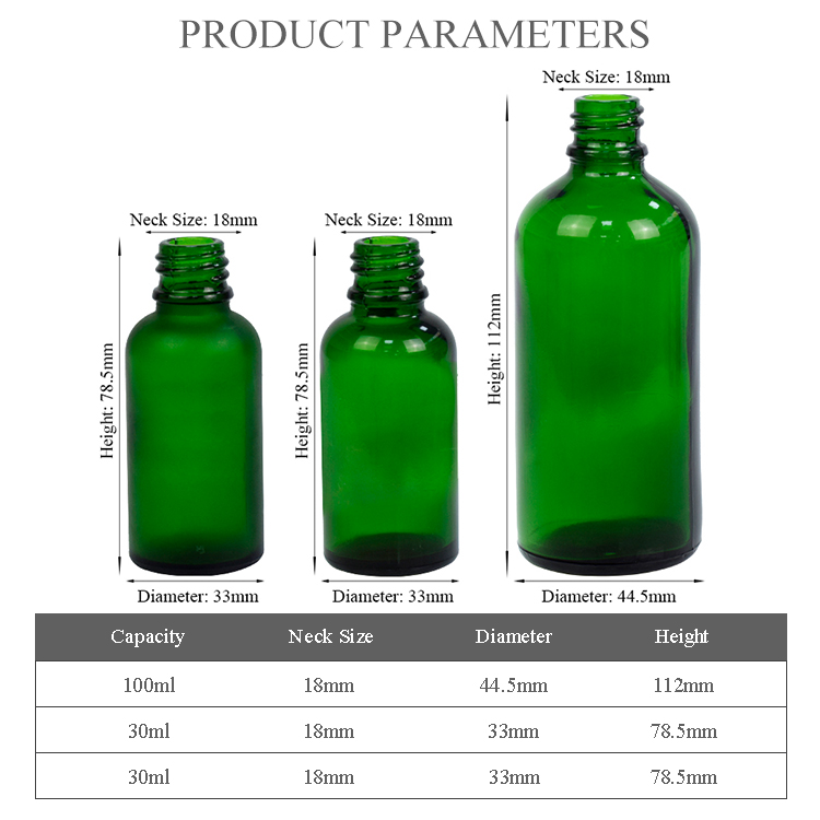 china wholesale empty 30ml 100ml personal care packaging skin care serum dropper essential oil glass packaging