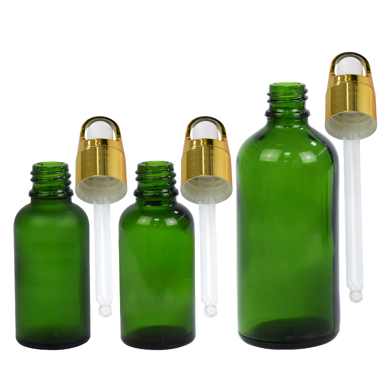 china wholesale empty 30ml 100ml personal care packaging skin care serum dropper essential oil glass packaging