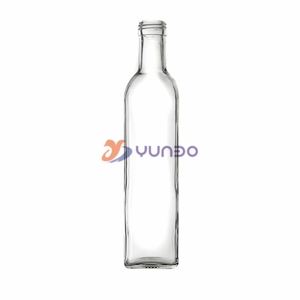 china wholesale square glass marasca olive oil bottle 750ml