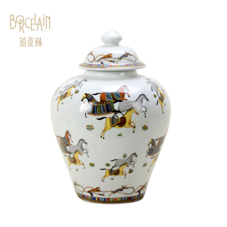 chinese porcelaine ginger jars with lid
