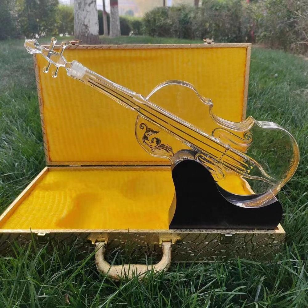 christmas absinthe glass bottle as gift