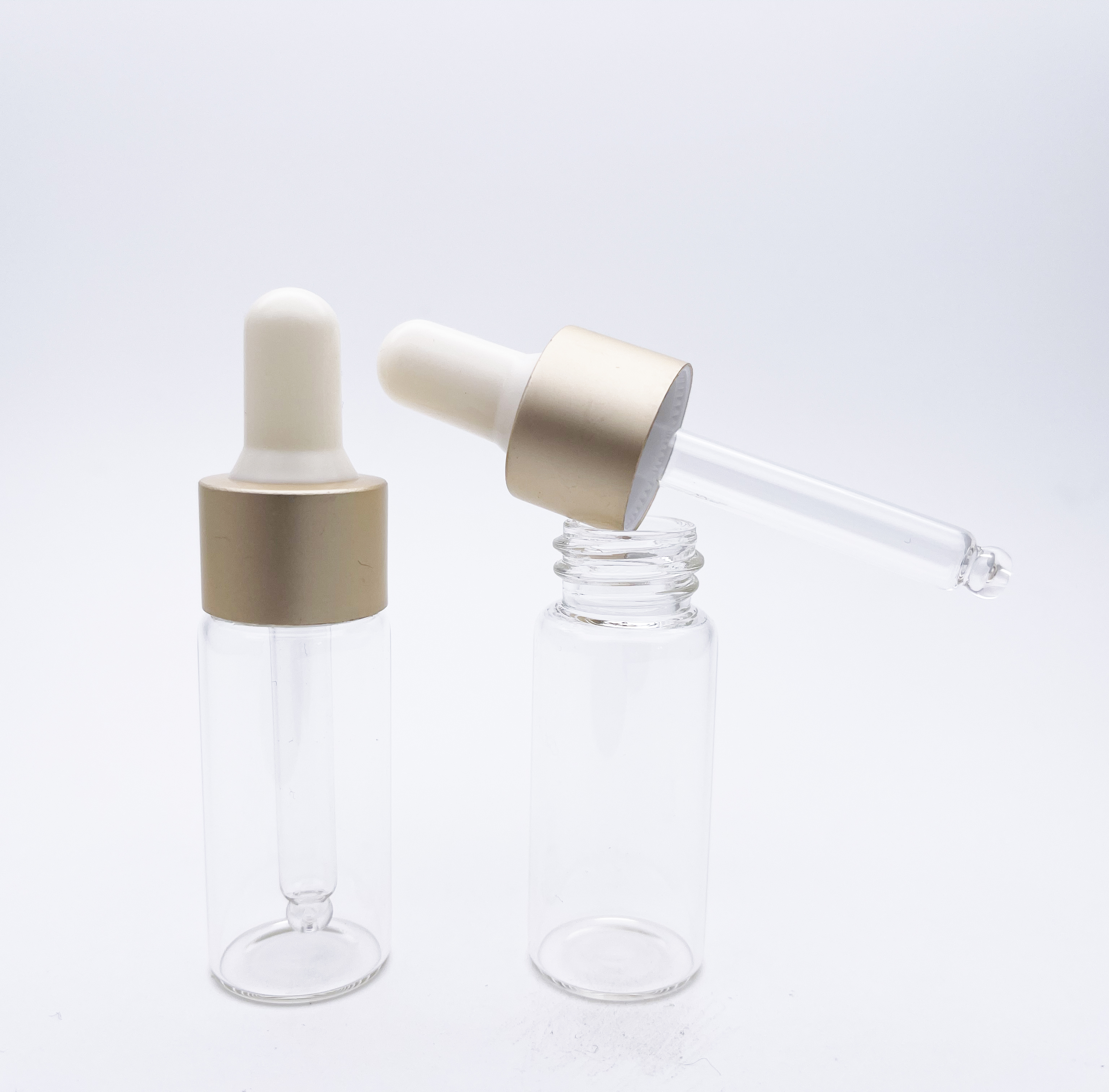 circle dropper bottle New arrive clear glass dropper bottles 50 ml