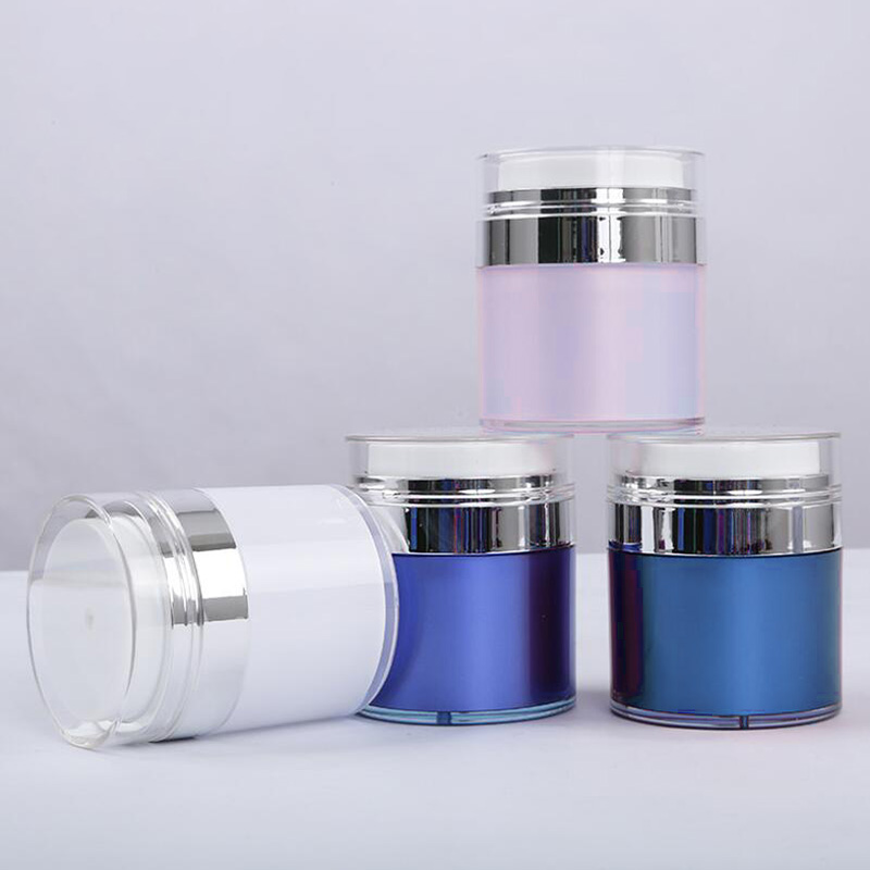 classic 0.5oz 1oz 2oz 4oz 8oz black round empty acrylic cosmetic jar