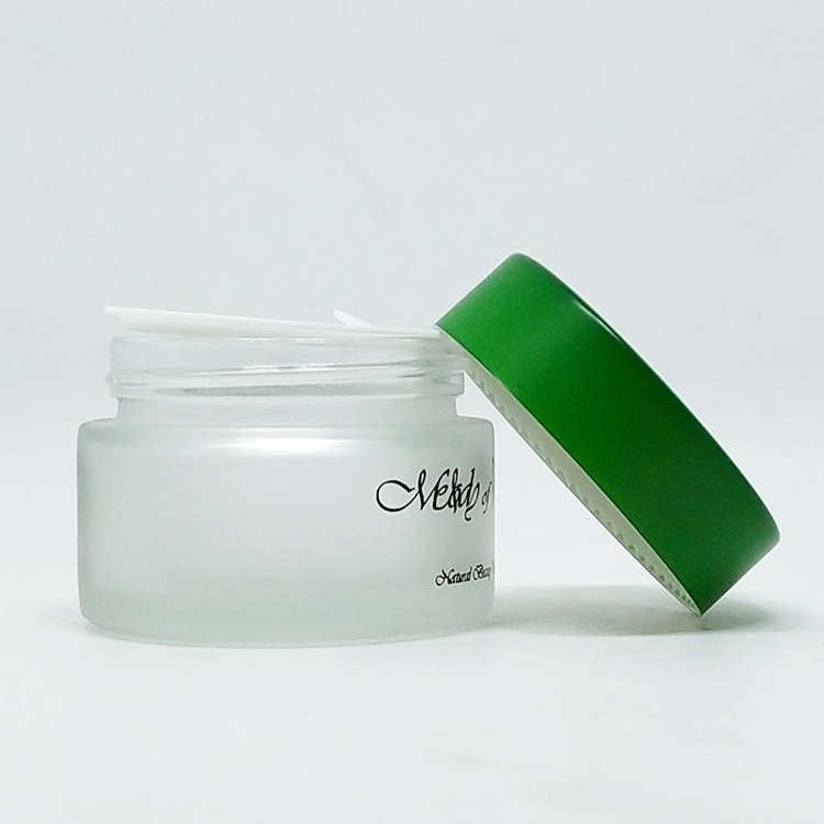 classic round 50ml glass cosmetic jars 5g 10g 20g 30g 50g 100g daily moisturiser clear glass cream jar with matte silver lid