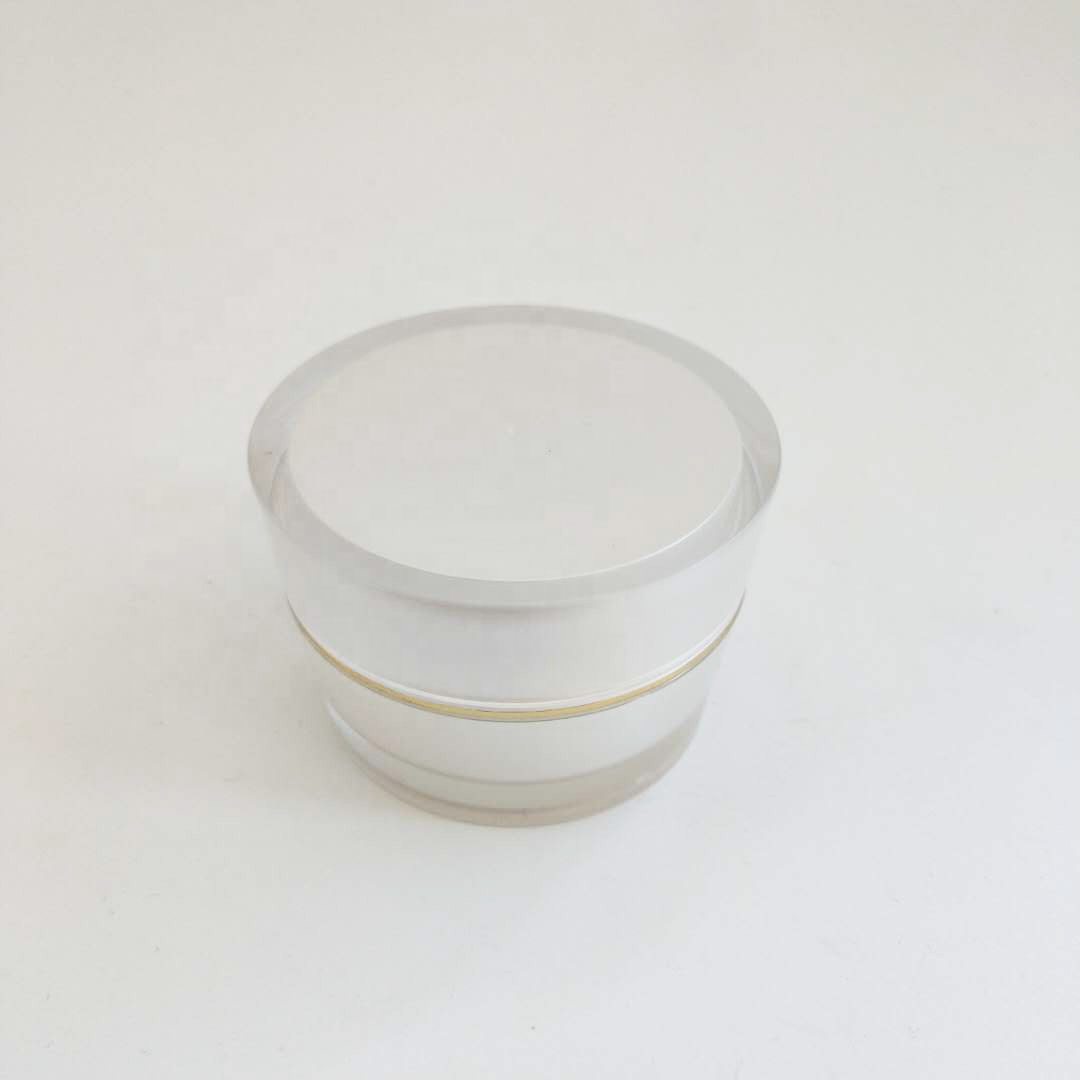 classic15g acrylic face cream jar pearl white jar 15g jar