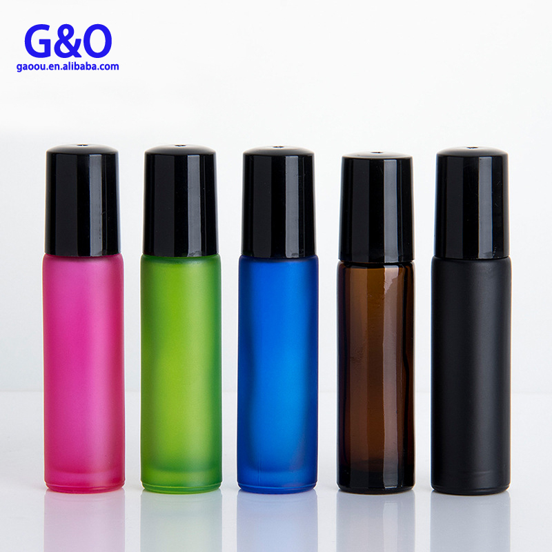 clear 10ml essential oil bottles roll on transparent roller ball glass bottles glass liquid oil bottles
