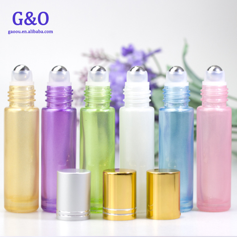 clear 10ml essential oil bottles roll on transparent roller ball glass bottles glass liquid oil bottles