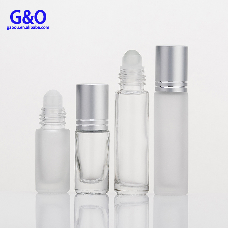 clear 10ml essential oil bottles roll on transparent roller ball glass bottles glass liquid oil bottles