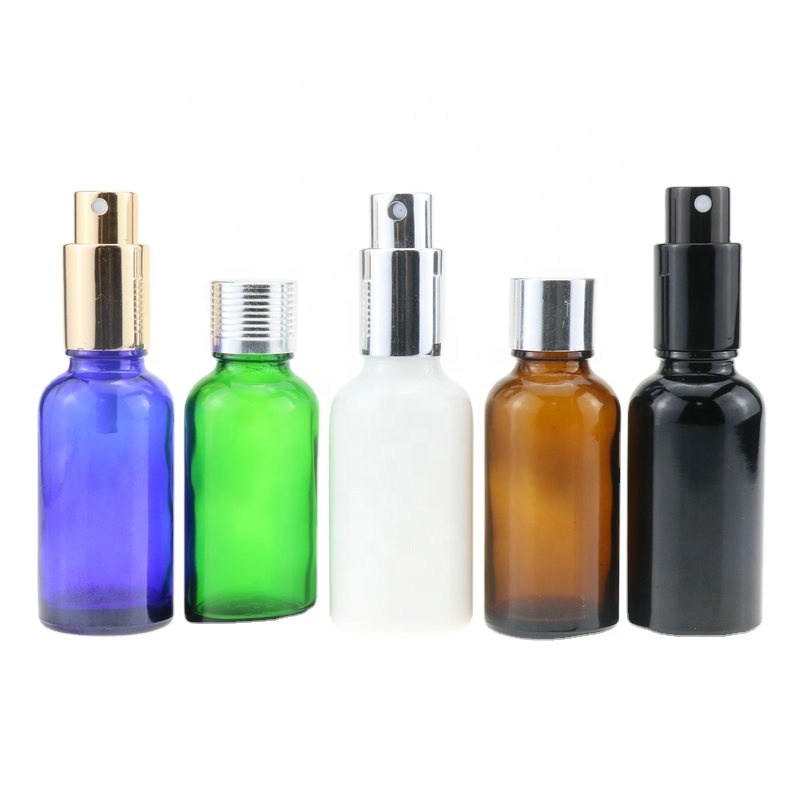 clear Glass Boston Round e cig juice dropper bottles essential oil glass bottles
