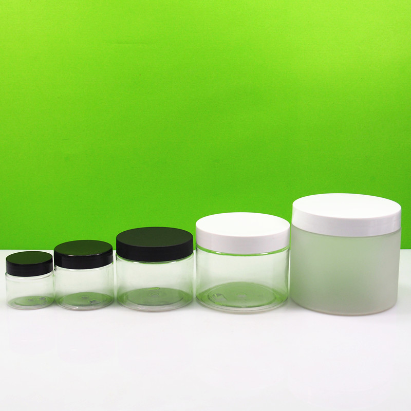 clear PET  2oz 3oz 4oz 5oz 7oz 8oz 10oz 12oz food container plastic  jar