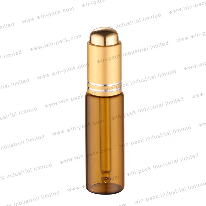 clear amber green blue flat tube glass dropper bottle with silver or golden dropper for cosmetics 8ml 10ml 15ml 20ml 30ml 40ml