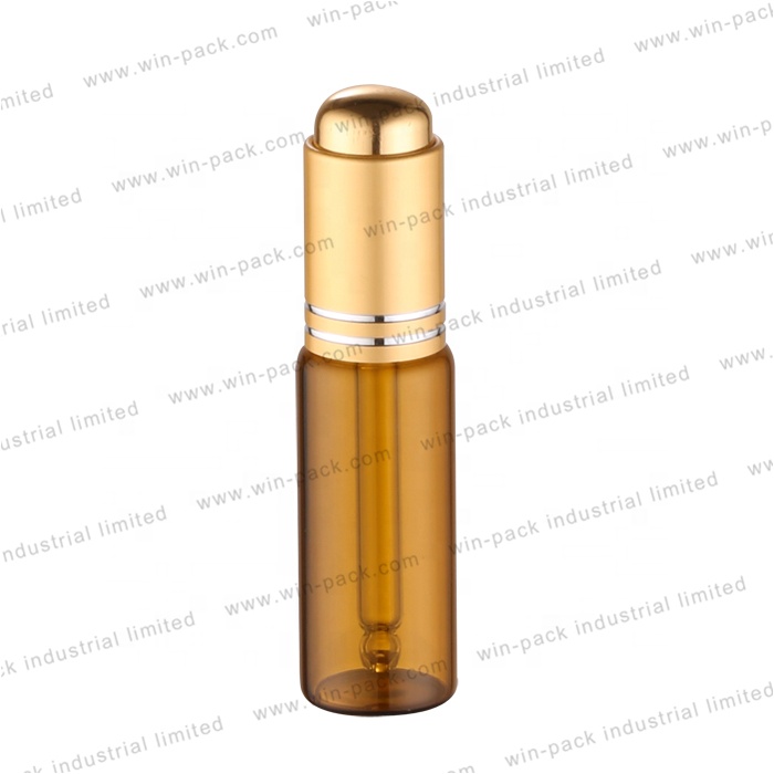 clear amber green blue flat tube glass dropper bottle with silver or golden dropper for cosmetics 8ml 10ml 15ml 20ml 30ml 40ml