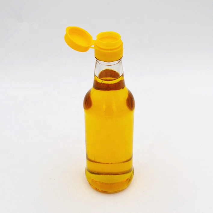 clear cooking olive oil glass bottle for soy sauce vinegar ketchup glass bottle with plastic screw cap
