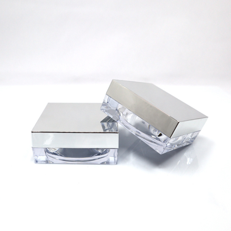 clear cosmetic jar plastic cosmetic jars empty square cosmetic jar