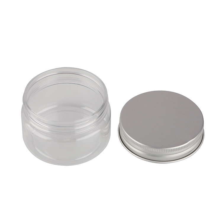 clear empty 250ml PET plastic lotion jar with PP cap