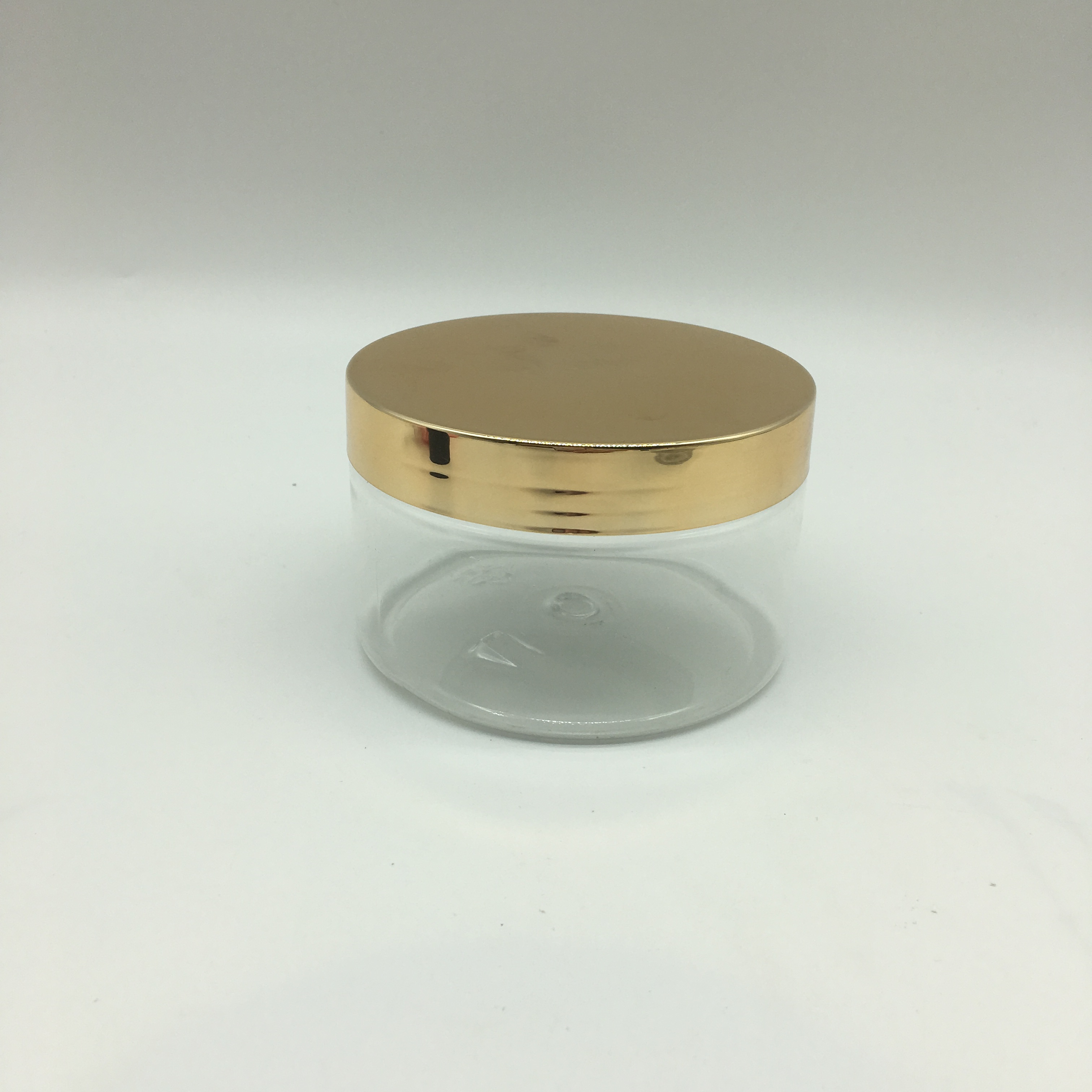 clear empty 250ml PET plastic lotion jar with PP cap