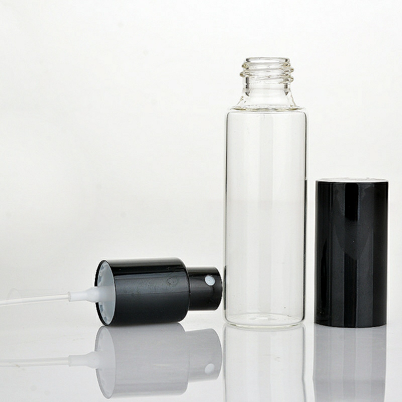 clear empty 30ml glass perfume spray cosmetic bottles mist sprayer